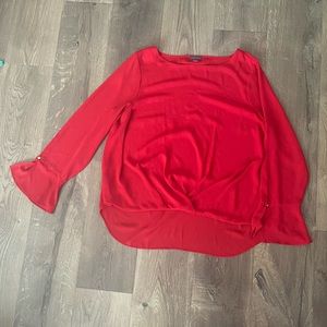 Vince Camuto red blouse
